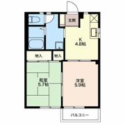 サンライフ軽井沢 Sの間取り画像