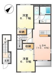 グレイスヴィラ ヒダカⅠの間取り画像