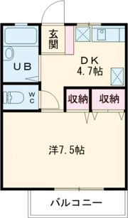 パレーシャル上座の間取り画像