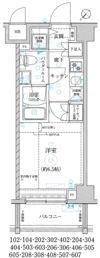 レアライズ立川の間取り画像