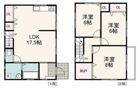 長崎南町(松永)戸建の間取り画像