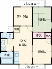 サンシティ小池原の間取り画像