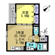 LUNIGHT都賀の間取り画像