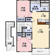 プレジールの間取り画像
