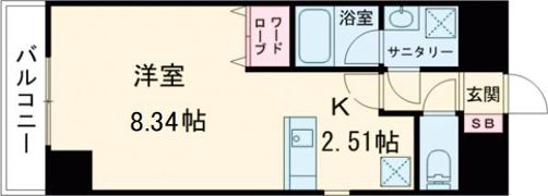 エンゼルプラザeastⅠの間取り画像