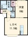 フォレストハイムⅡの間取り画像