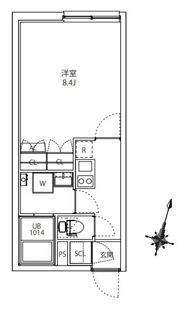 MAXIV CITY板橋区役所前の間取り画像