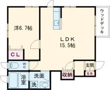フェリオTORICHOの間取り画像