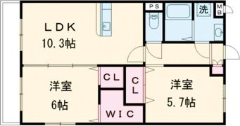 Y’sスクエア汐屋町の間取り画像