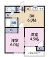 セシーズ府中の間取り画像