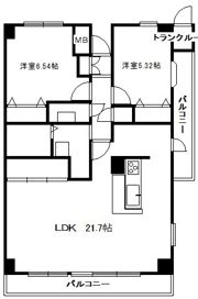 ラフィーネ八千代の間取り画像
