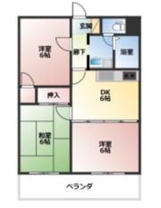 石上マンションB館の間取り画像