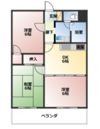 石上マンションB館の間取り画像