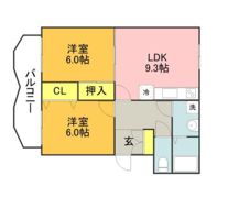 ボヌール今の庄の間取り画像