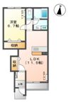 プティヴェールAの間取り画像