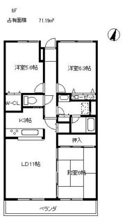 ファミール千葉公園の間取り画像