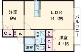 セジュール今宿の間取り画像