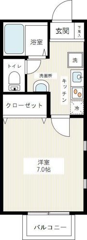 キャメル西川口の間取り画像