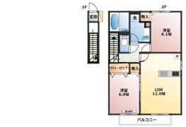 メゾンブランシェIIの間取り画像