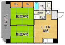 スリム西小倉の間取り画像