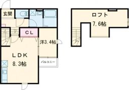 ポラリス大牟田2の間取り画像