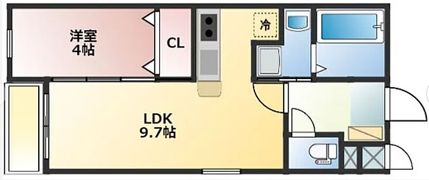メオテール久留米本町の間取り画像