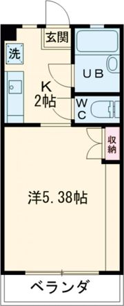 ヴィラ一の宮の間取り画像