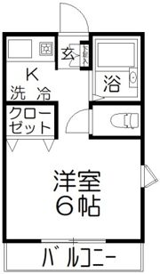 フローラ花俣の間取り画像