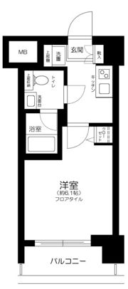 ハーモニーレジデンス新横浜の間取り画像