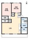 田園ハイツ川越弐号棟 402（yellova house)の間取り画像