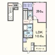 セレーノ渚西の間取り画像