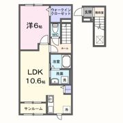 セレーノ渚西の間取り画像