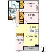 ボンジョルネ南手城の間取り画像