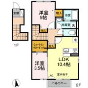 サンロード仏生山 C棟の間取り画像