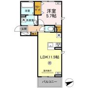 D-ROOM松橋駅前の間取り画像