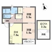 ルナハイム一本松の間取り画像