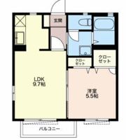 マナティー Aの間取り画像