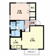 フレシール Cの間取り画像