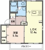 ガーデンハイツ Bの間取り画像