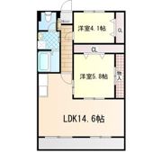 明宝マンションの間取り画像