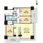 ライオンズタワー柏の間取り画像