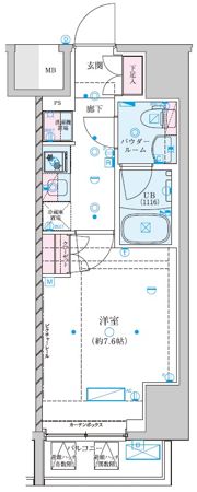 GENOVIA川崎Ⅶの間取り画像