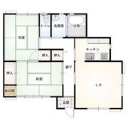青山戸建の間取り画像