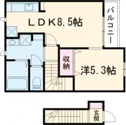 ロタス中島アパートの間取り画像
