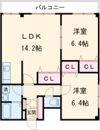 ピュアみやび3番館の間取り画像