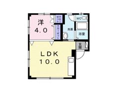 スカイコートハマダの間取り画像