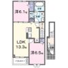 ボヌールⅡの間取り画像