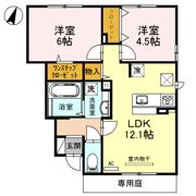 セジュール苫編の間取り画像
