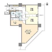 豊洲シエルタワーの間取り画像