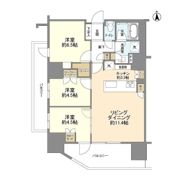 ザ・ライオンズ府中の間取り画像